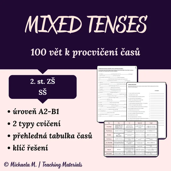 Mixed tenses - procvičování časů