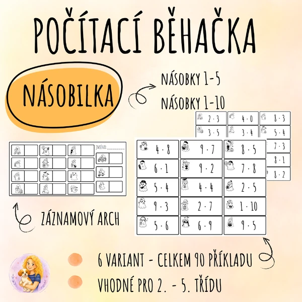 Počítací běhačka - Násobilka