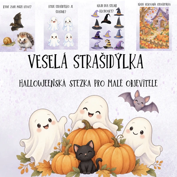 👻🎃 VESELÁ STRAŠIDÝLKA - Halloweenská stezka pro malé objevitele 👻🎃