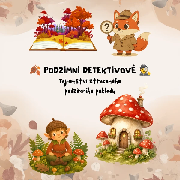 🍂🕵️ PODZIMNÍ DETEKTIVOVÉ – TAJEMSTVÍ ZTRACENÉHO PODZIMNÍHO POKLADU 🕵️🍂