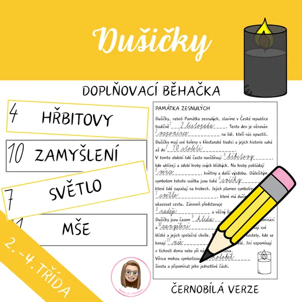 DUŠIČKY - doplňovací běhačka