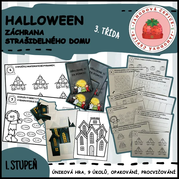 Halloween - Záchrana strašidelného domu - úniková hra