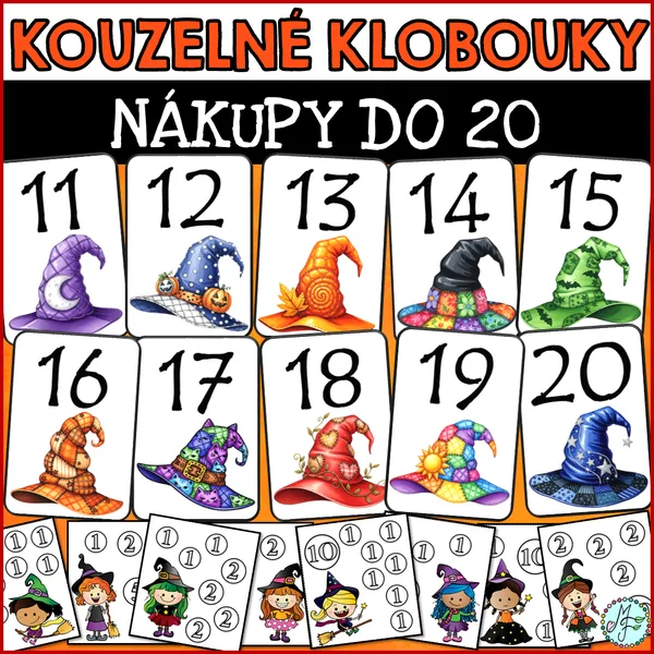 KOUZELNÉ KLOBOUKY (nákupy do 20)