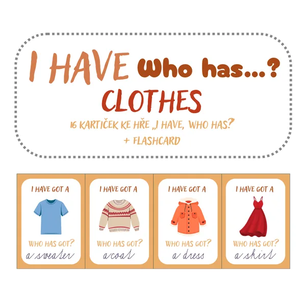 I have who has - Clothes
