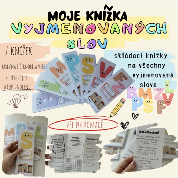 MOJE KNÍŽKA VYJMENOVANÝCH SLOV