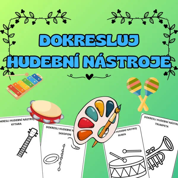 DOKRESLUJ HUDEBNÍ NÁSTROJE