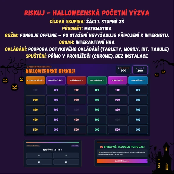 Riskuj - Halloweenská početní výzva
