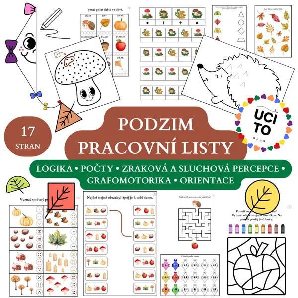 Podzim - pracovní listy