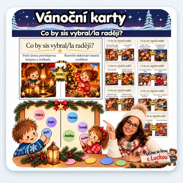 Vánoční karty – Co by sis vybral/la raději?