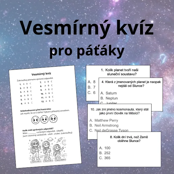 Vesmírný kvíz pro páťáky