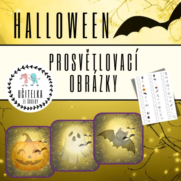 HALLOWEEN - PROSVĚTLOVACÍ OBRÁZKY