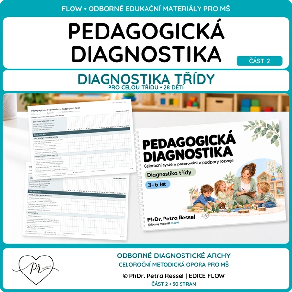 Pedagogická diagnostika MŠ – skupinové pozorovací archy pro 28 dětí - brožura