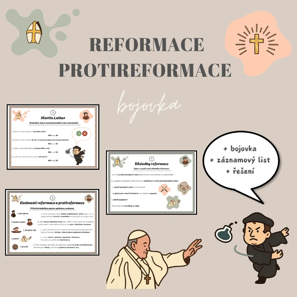 REFORMACE, PROTIREFORMACE: BOJOVKA
