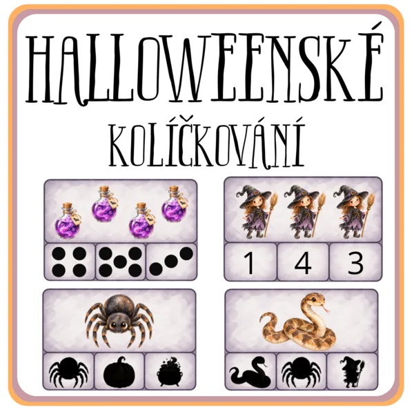 Halloweenské kolíčkování