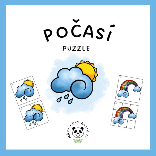 Počasí - puzzle