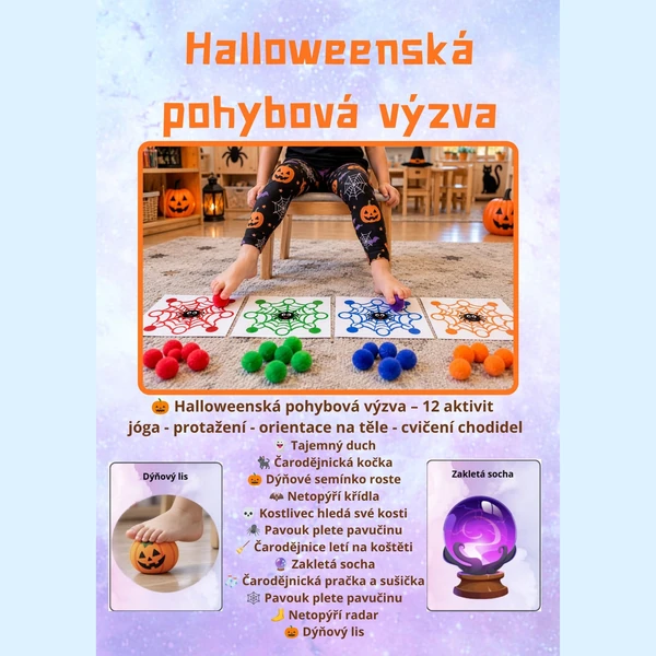 Halloweenská pohybová výzva