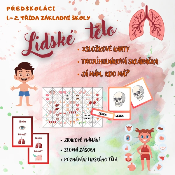 Lidské tělo - sada aktivit