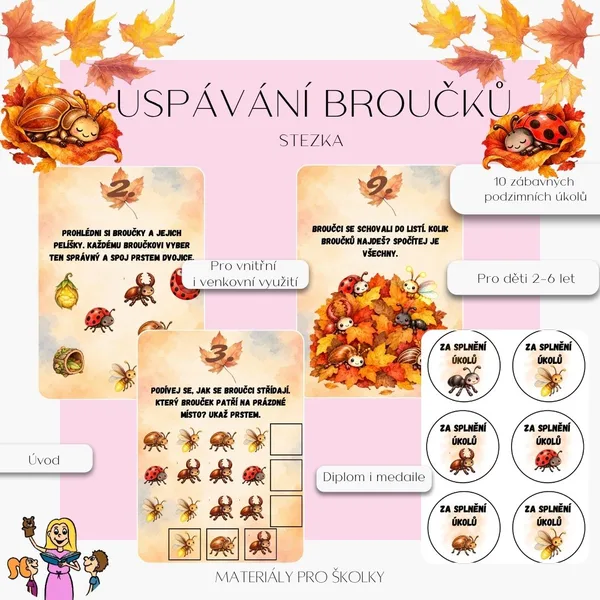 Uspávání broučků - podzimní stezka