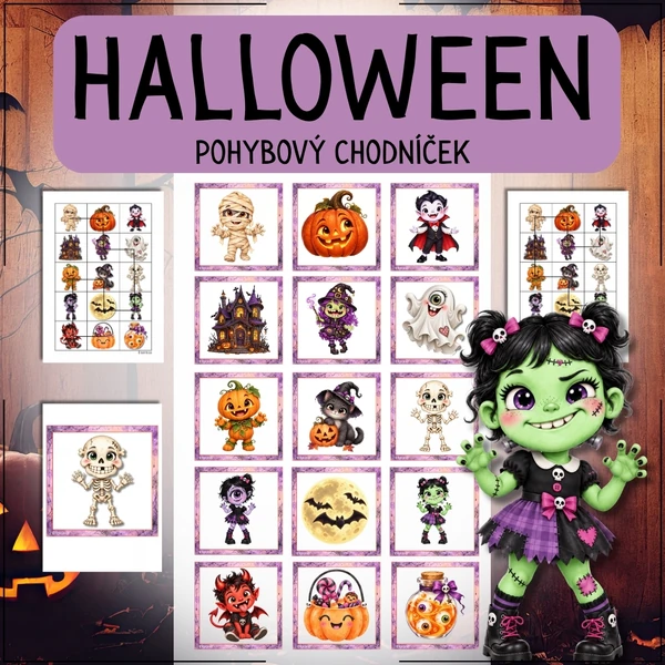 Halloween - Pohybový chodníček