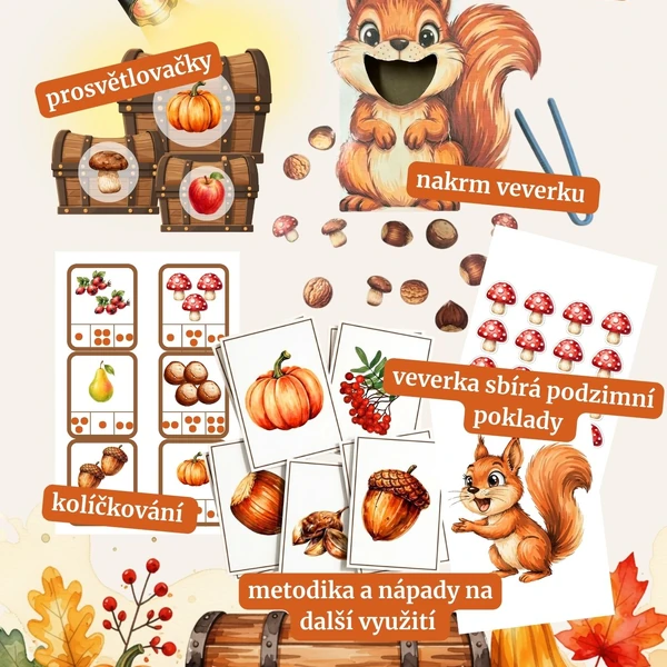 🍂🐿️ POKLADY PODZIMU 🍁🌰