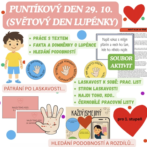 Puntíkový den (Světový den lupénky) 29. 10.