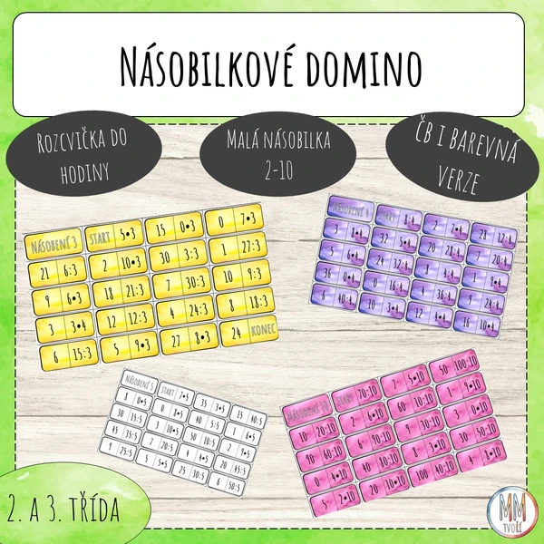 Násobilkové domino