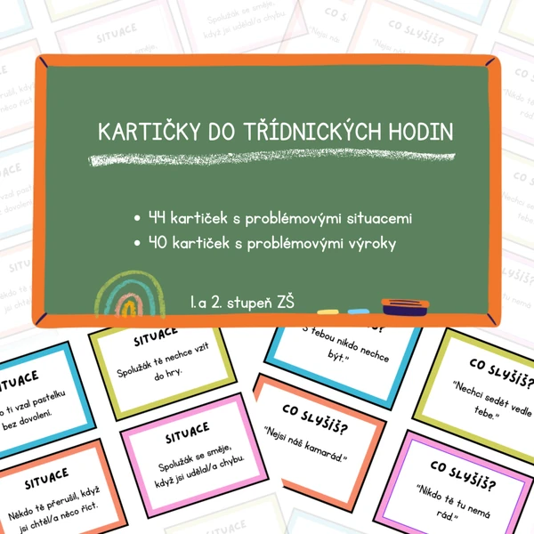 Kartičky do třídnických hodin