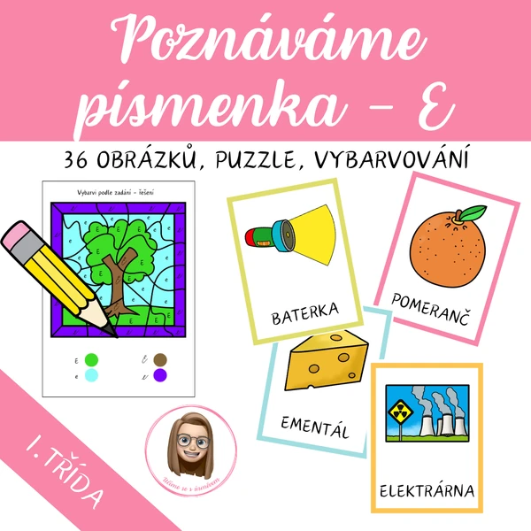 Poznáváme písmenka - E