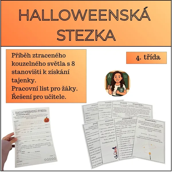 Halloweenská stezka 4.třída