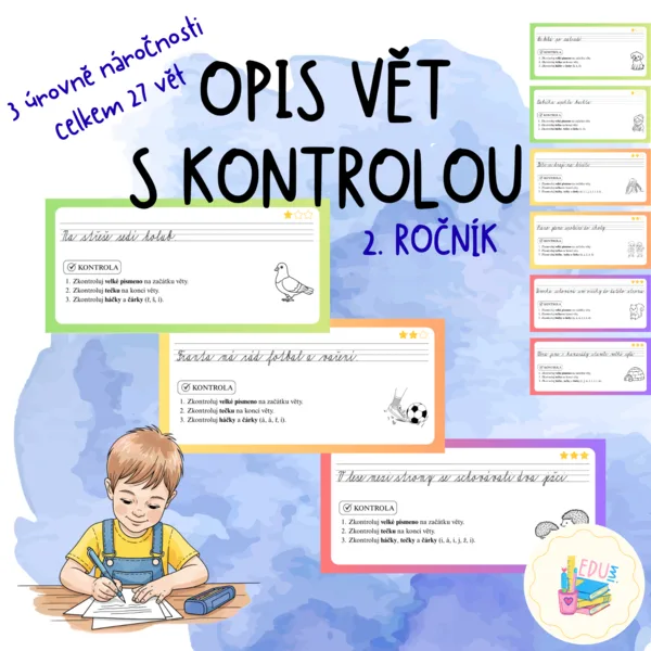 Opis vět s kontrolou
