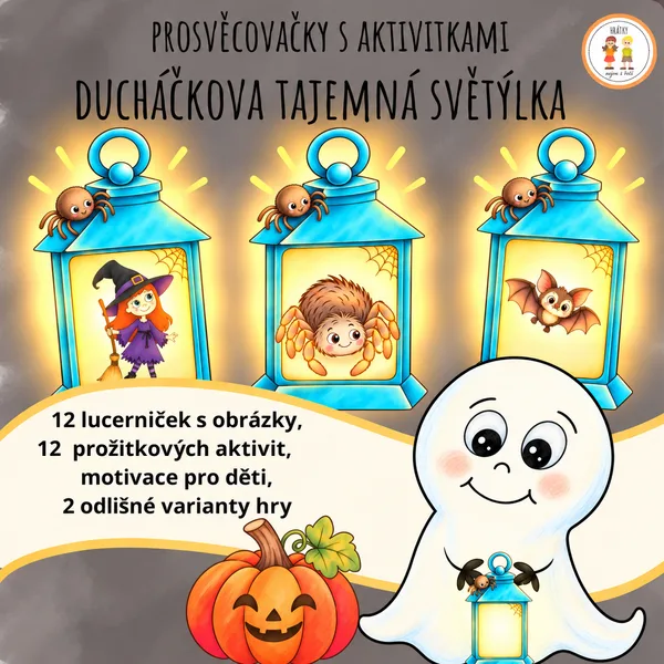 Ducháčkova tajemná světýlka - Prosvětlovací obrázky s malými aktivitkami