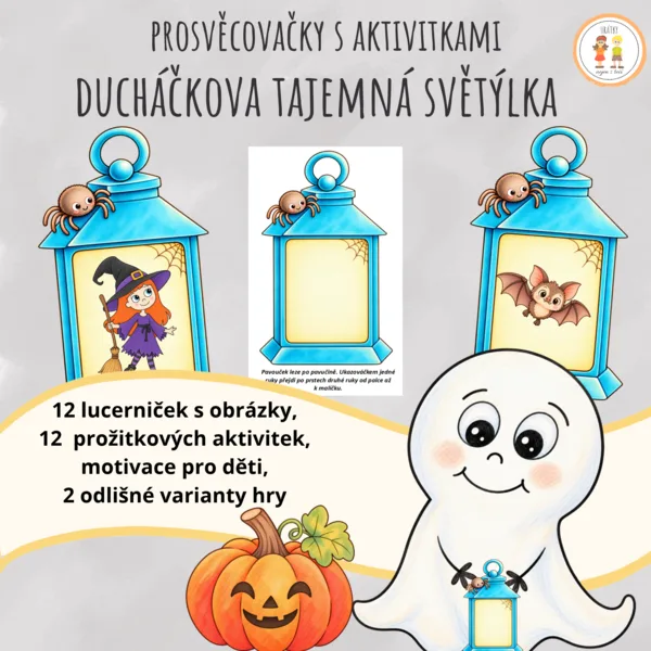 Ducháčkova tajemná světýlka - Prosvětlovací obrázky s malými aktivitkami