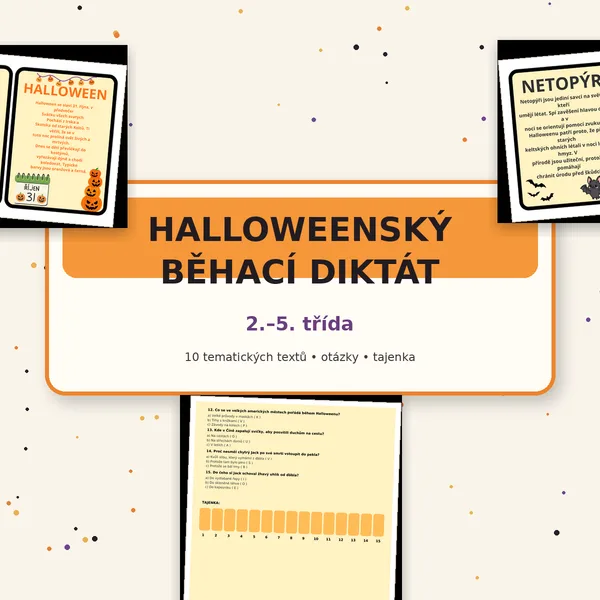 Halloweenské čtení s porozuměním