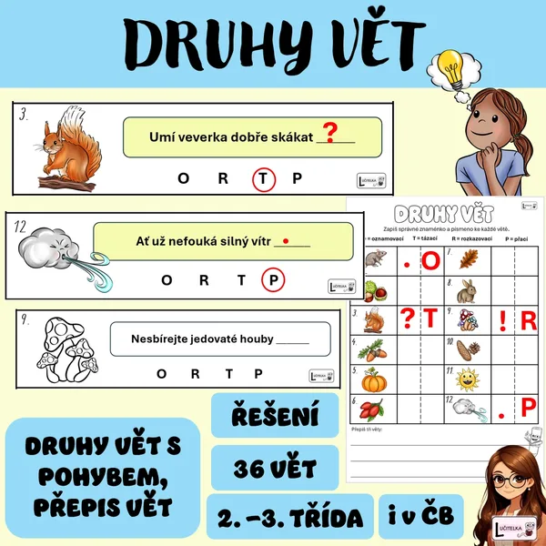 Druhy vět s pohybem