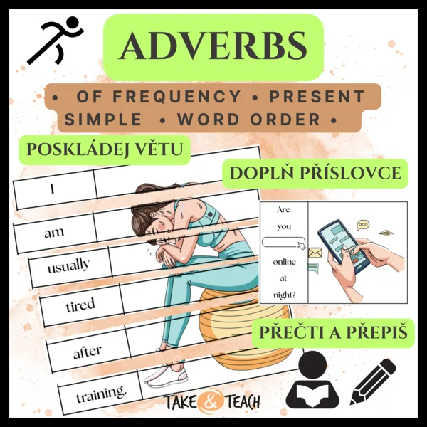 Adverbs of frequency • slovosled • word order • present simple • How often