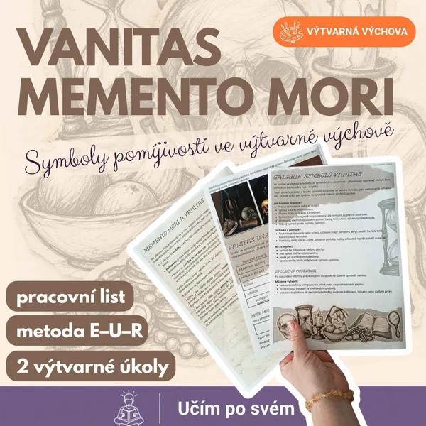 Memento mori a vanitas - výtvarná výchova, Dušičky, Halloween a Día de los Muertos