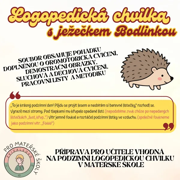 Podzimní logopedická chvilka