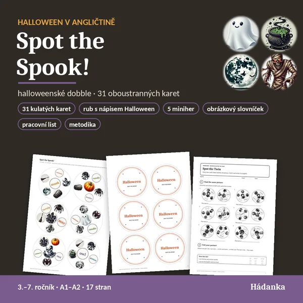 Halloween - Spot the Spook! hra na postřeh