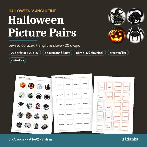 Halloween Picture Pairs – pexeso