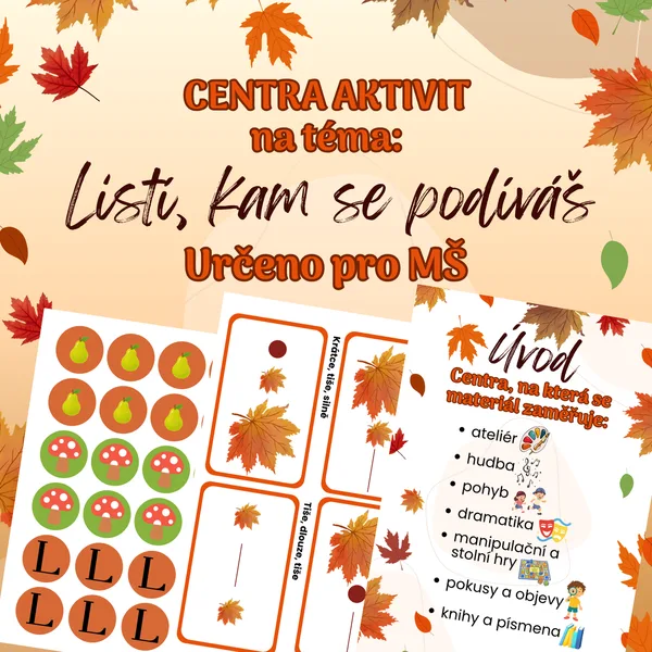 Centra aktivit : Listí, kam se podíváš