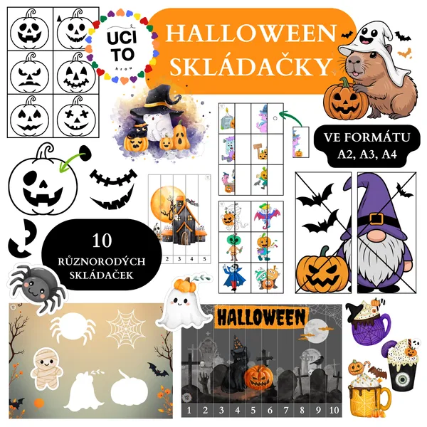 Halloween - skládačky