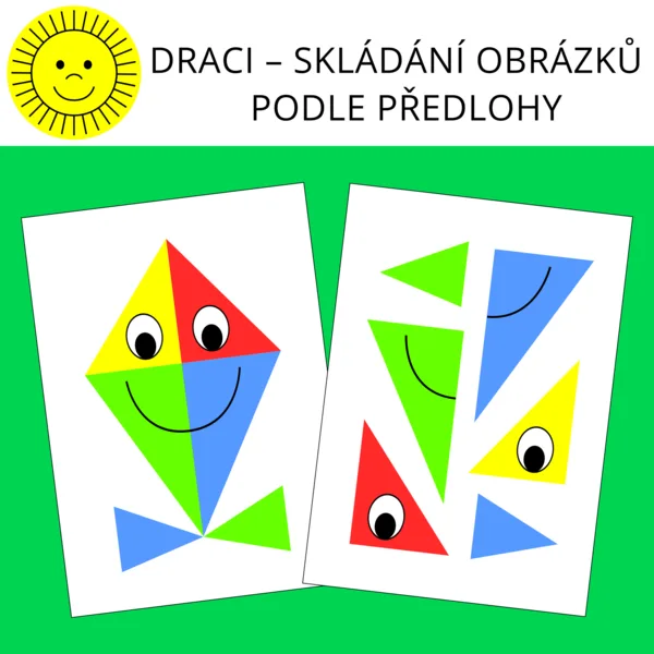 DRACI – SKLÁDÁNÍ OBRÁZKŮ PODLE PŘEDLOHY
