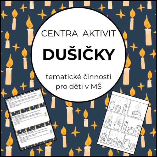Dušičky - centra aktivit do MŠ