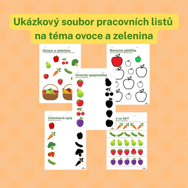 Pracovní listy ovoce a zelenina