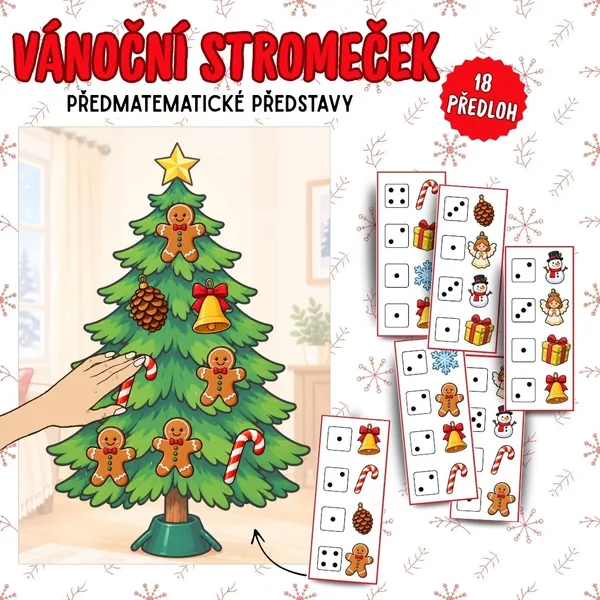 Vánoční stromeček - předmatematické představy