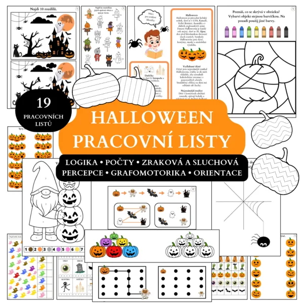 Halloween - pracovní listy