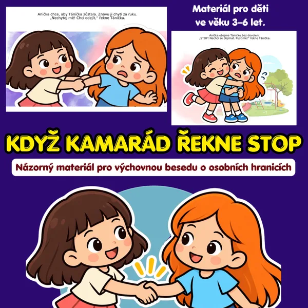Ranní kruh – názorný materiál pro výchovnou besedu o osobních hranicích