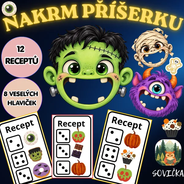 NAKRM PŘÍŠERKU! 👻 | 8 HLAVIČEK + 12 RECEPTŮ