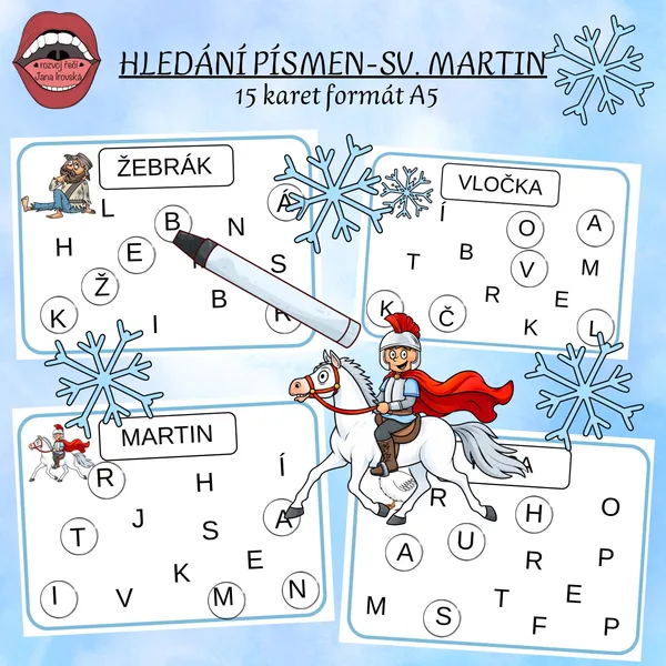 HLEDÁNÍ PÍSMEN-SV. MARTIN