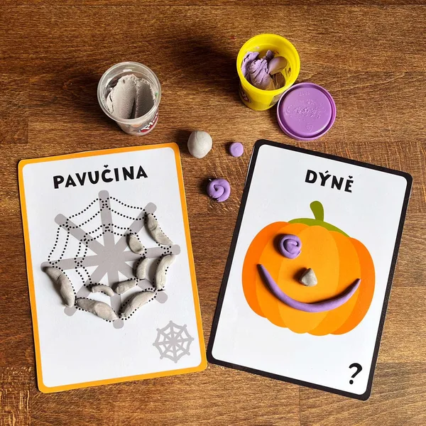 Podložky na modelínu: Halloween